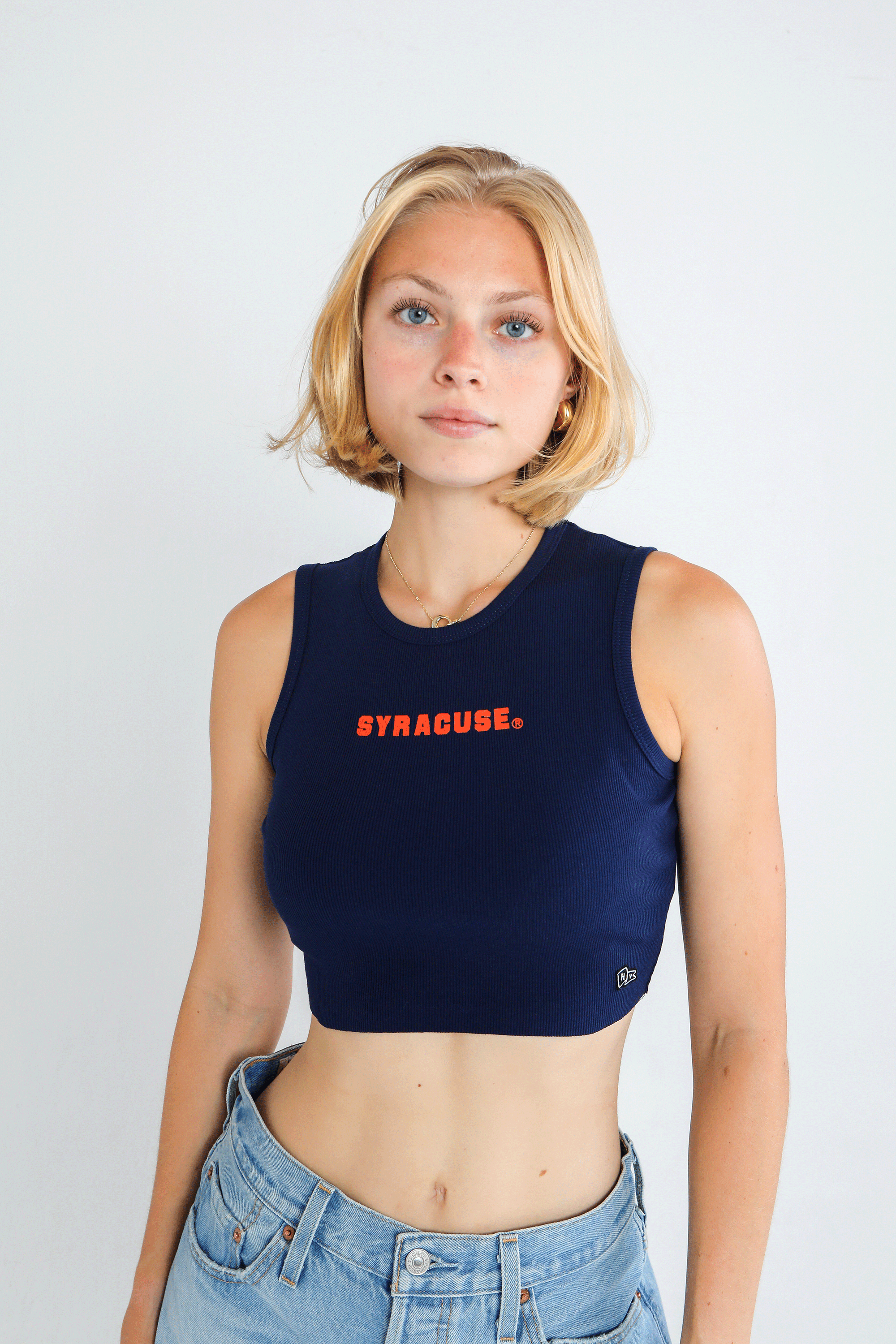 FOCO NCAA Syracuse Orange Women's Tie Breaker Tank Top - Team Color, Small, Officially Licensed - View #8