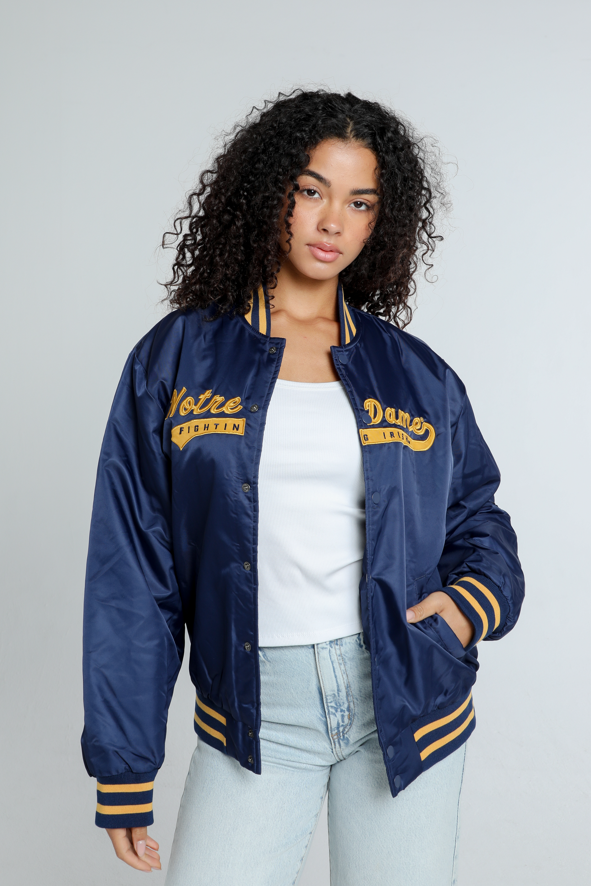 Notre Dame Varsity Jacket – Official Game Day Look | Hype and Vice Notre Dame Varsity Jacket – Official Game Day Look | Hype and Vice