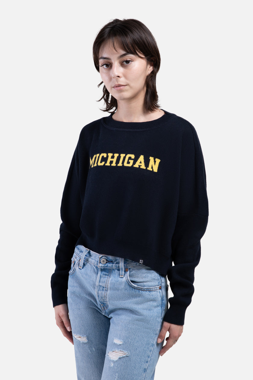 University of Michigan Ivy Knitted Sweater