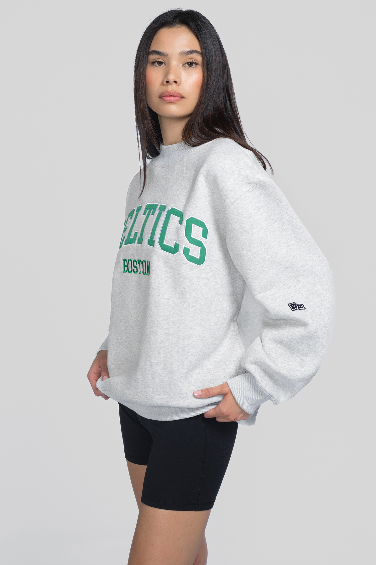 Boston Celtics Mock Neck Crewneck