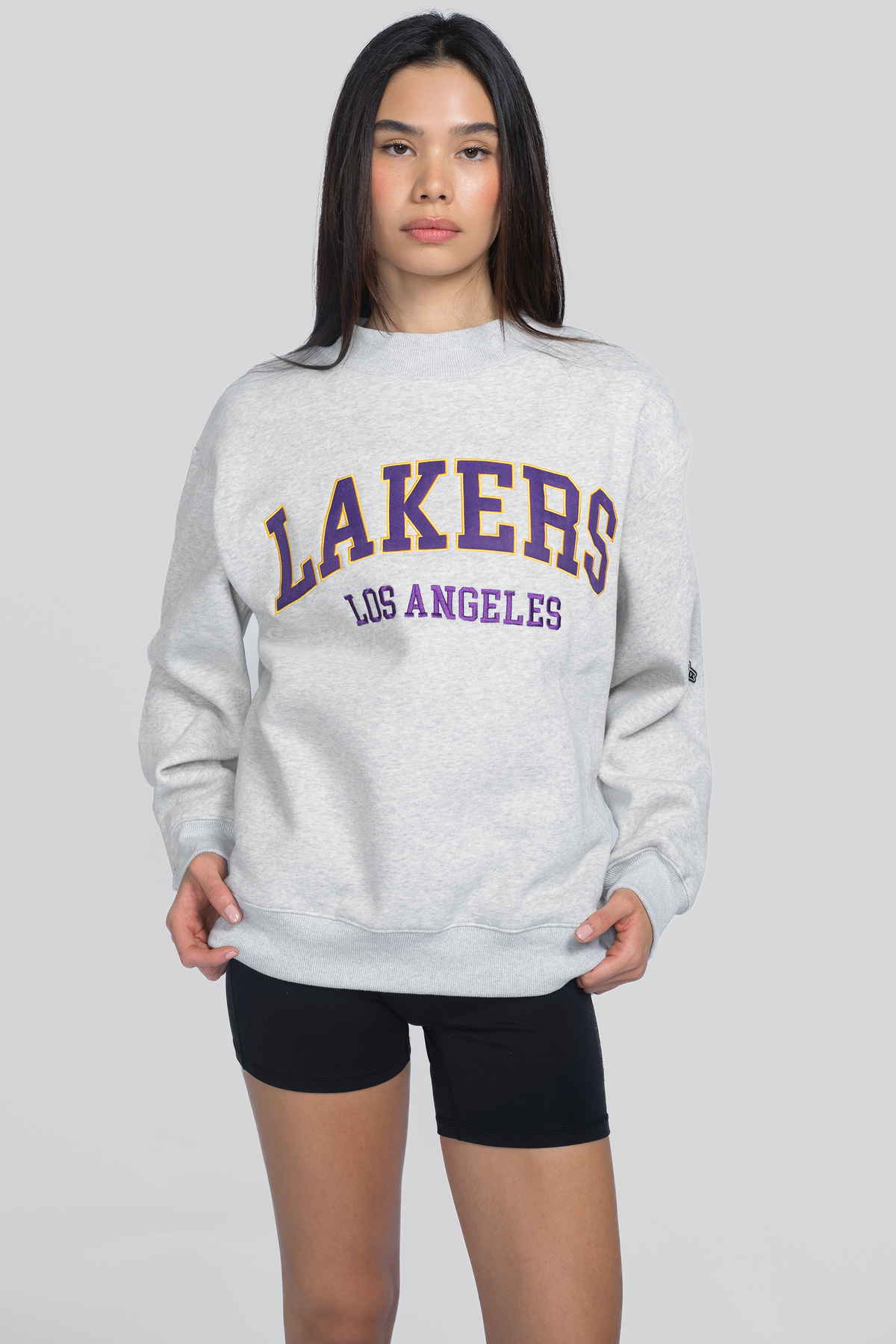 Los Angeles Lakers Mock Neck Crewneck