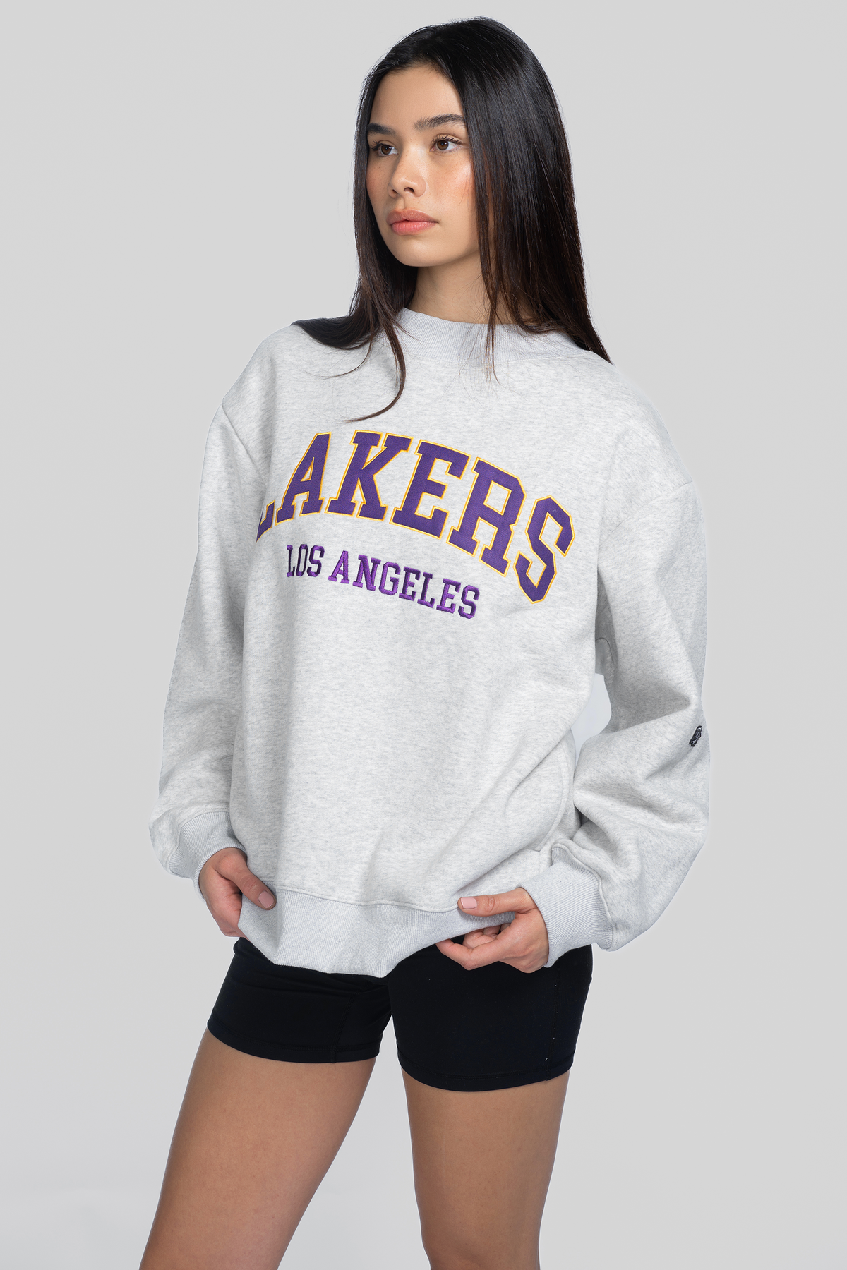 Los Angeles Lakers Mock Neck Crewneck