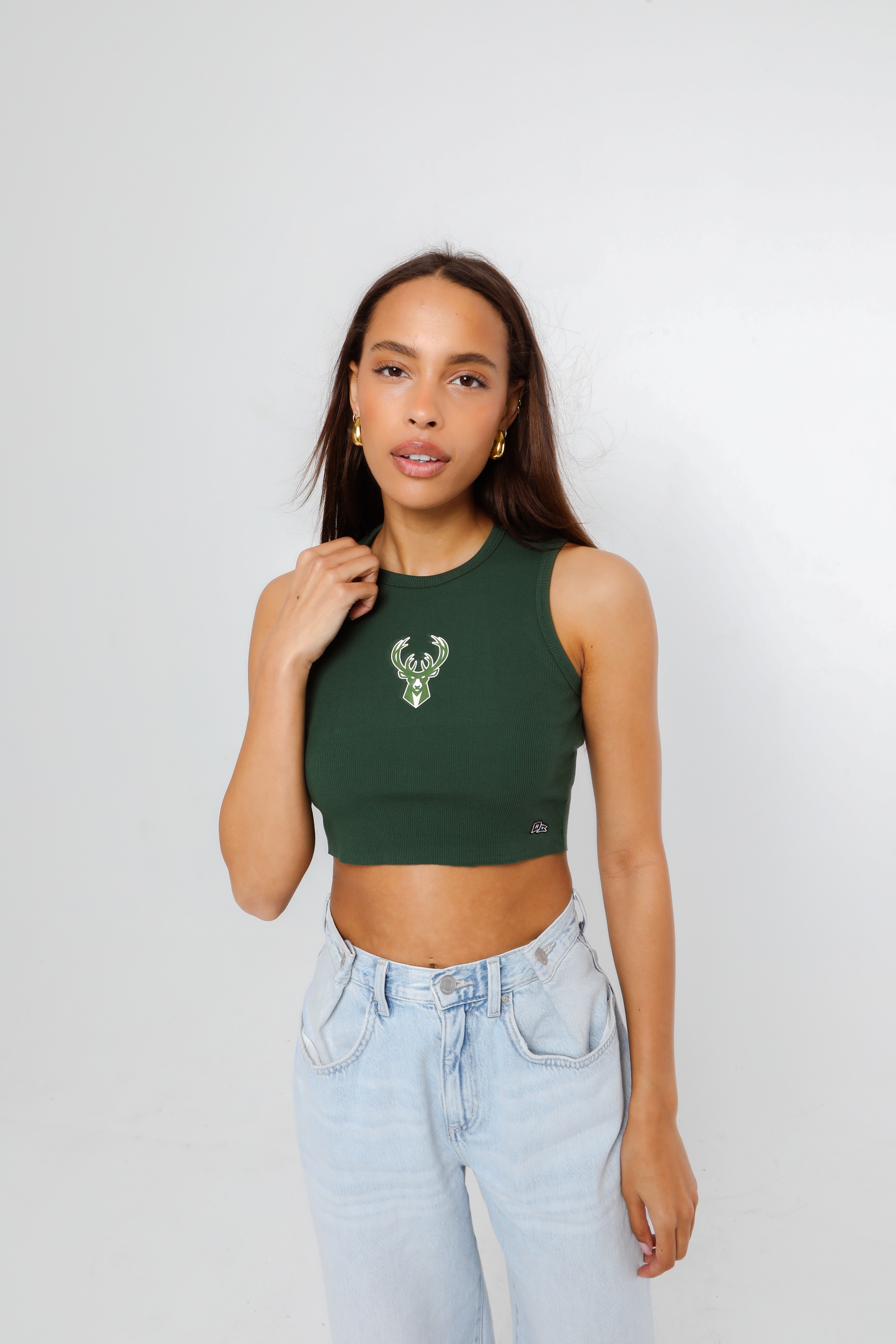 2025年新作アイテムが続々登場 Milwaukee Bucks Cut Off Tank ヨガ・ピラティス