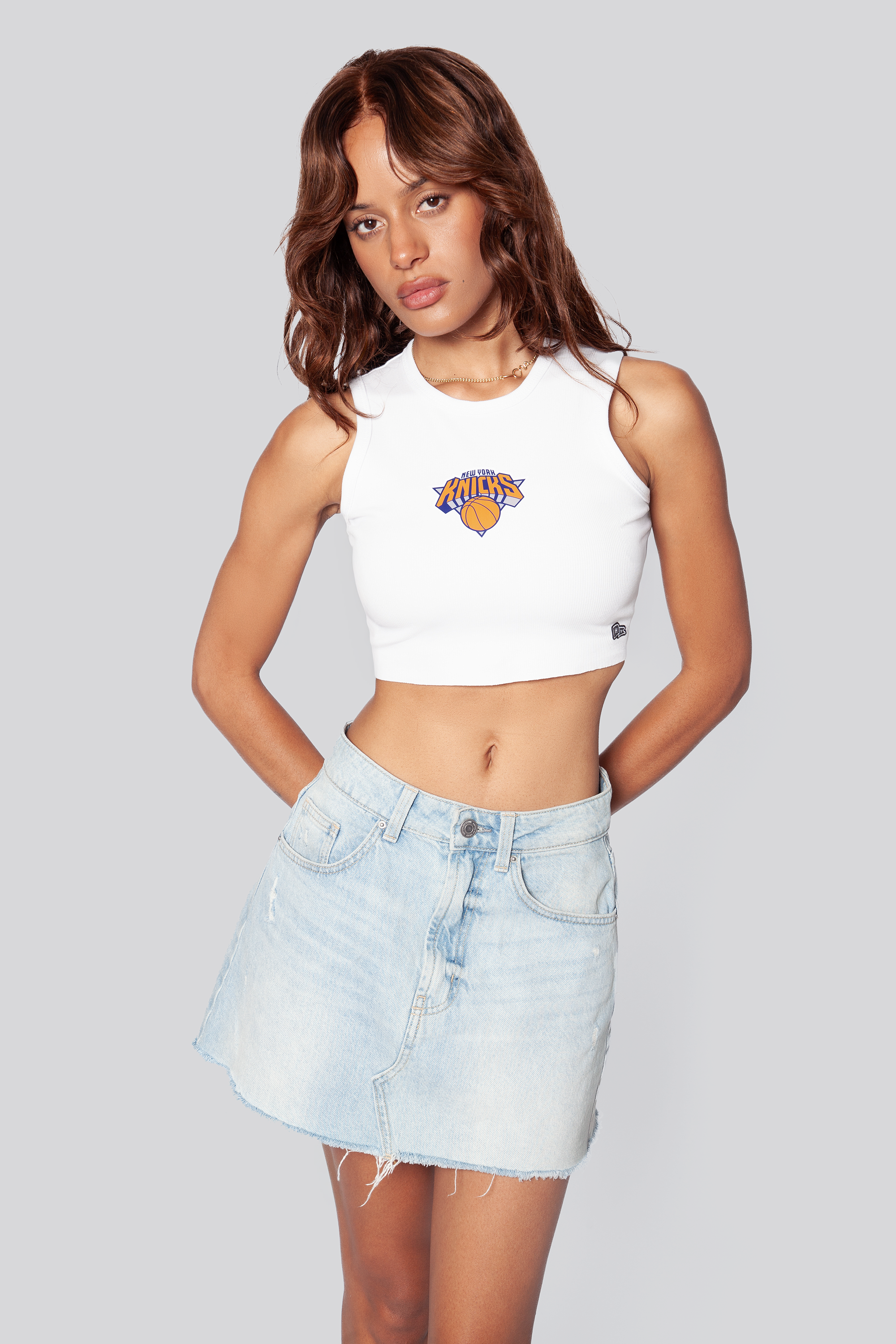 New York Knicks Cut Off Tank | Women's Game Day Top