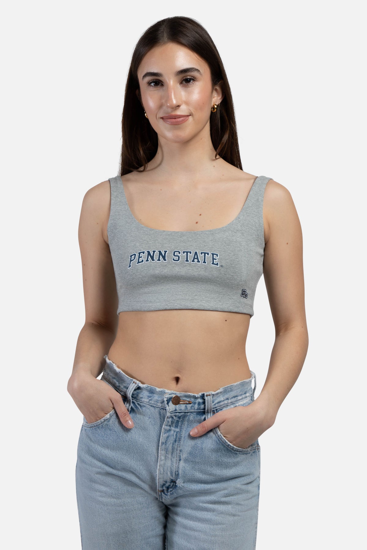 Penn State Scoop Neck Crop Top