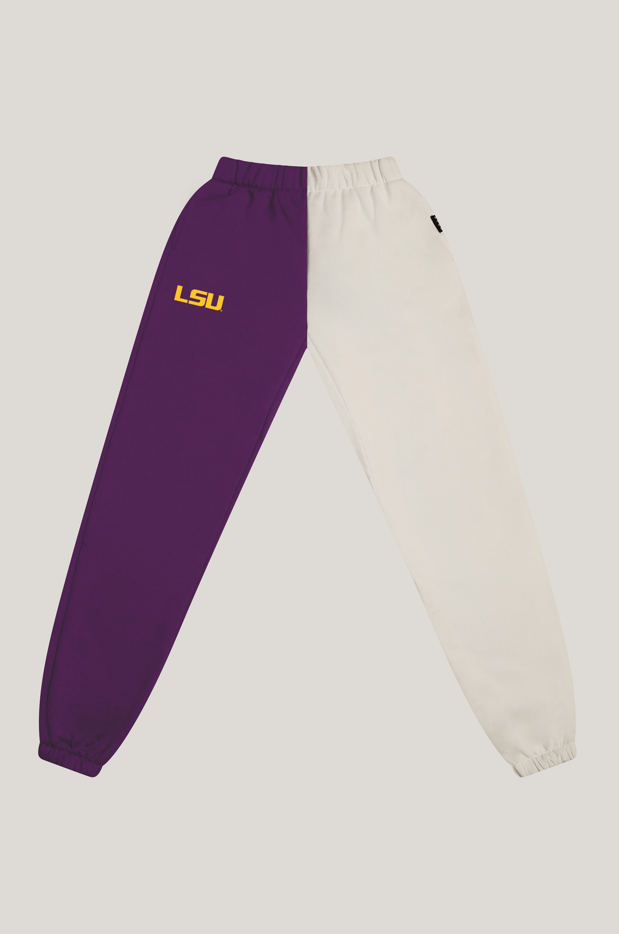 LSU Color-Block Sweats X-Large / Purple and White | Hype and Vice