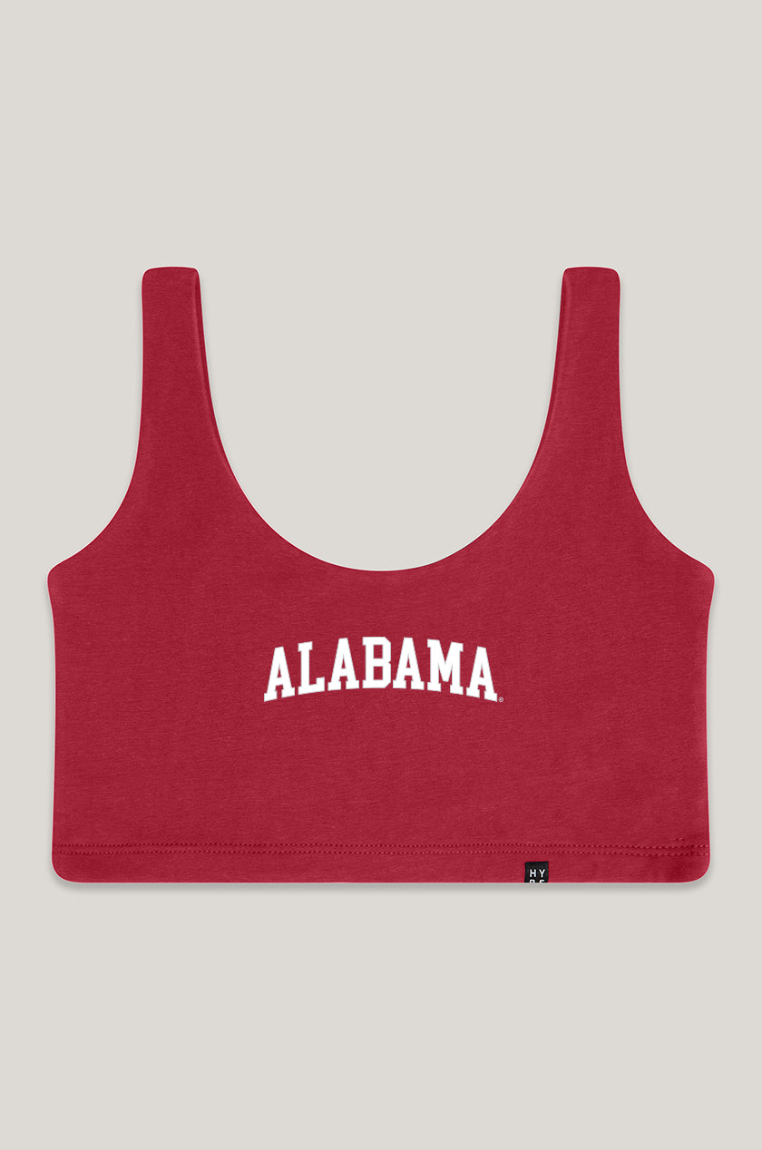 University of Alabama |  Scoop Neck Crop Top