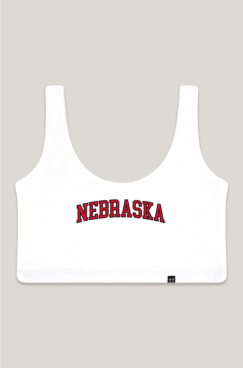 University of Nebraska | Scoop Neck Crop Top