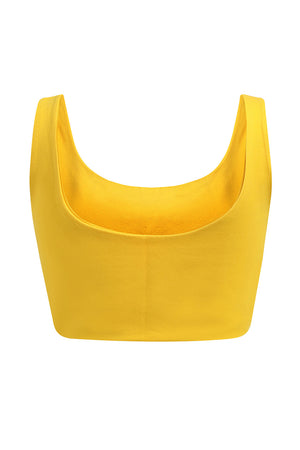 North Carolina A&T State Scoop Neck Crop Top