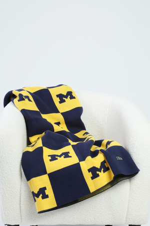 University of Michigan Throw Blanket