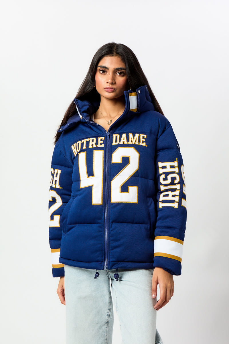 Notre Dame Jersey Puffer Jacket