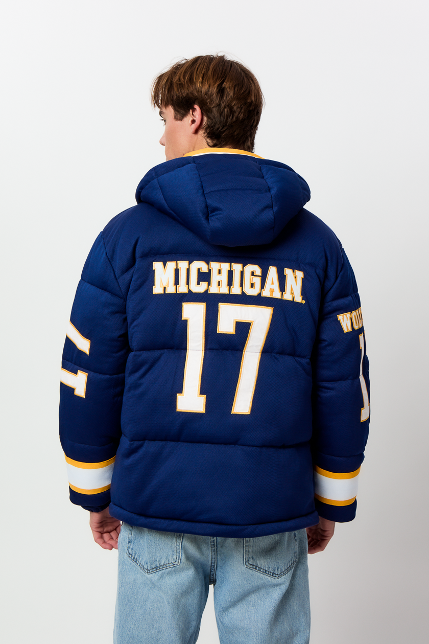 University of Michigan Jersey Puffer Jacket