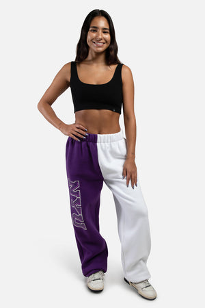 NYU Color-Block Sweats