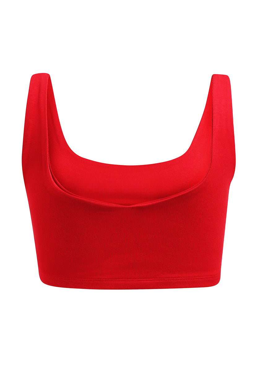 Miami University Scoop Neck Crop Top