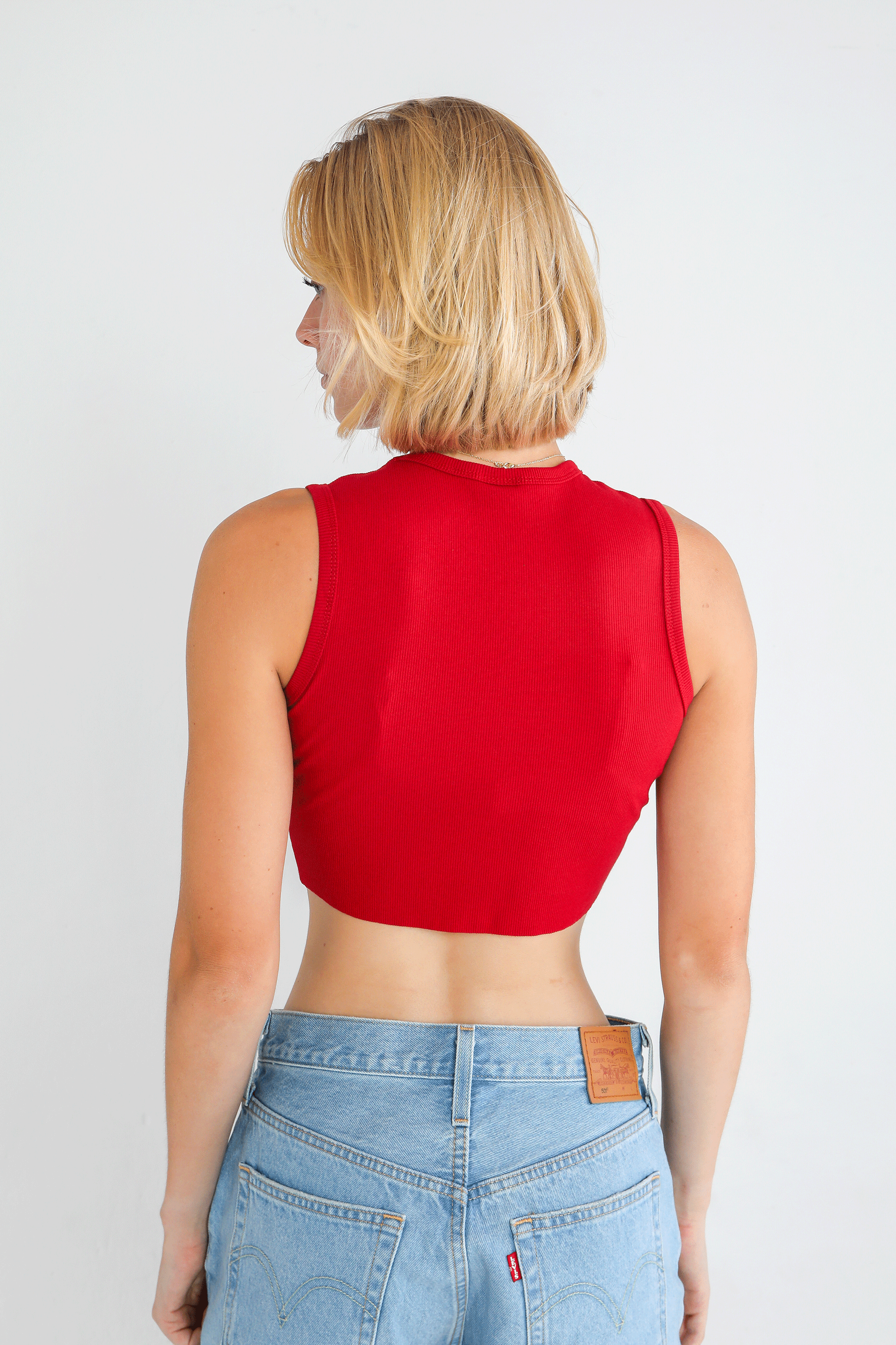 Hype & Vice Cut-Off Tank For Women (X-Small) - University Of Oklahoma