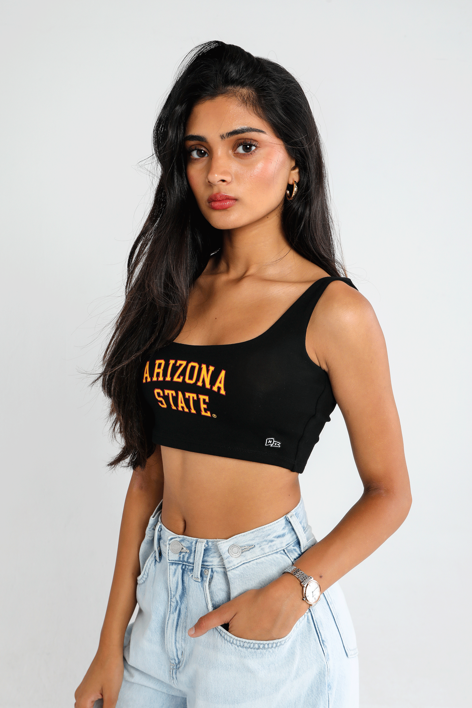 ASU Scoop Neck Crop Top ASU Scoop Neck Crop Top