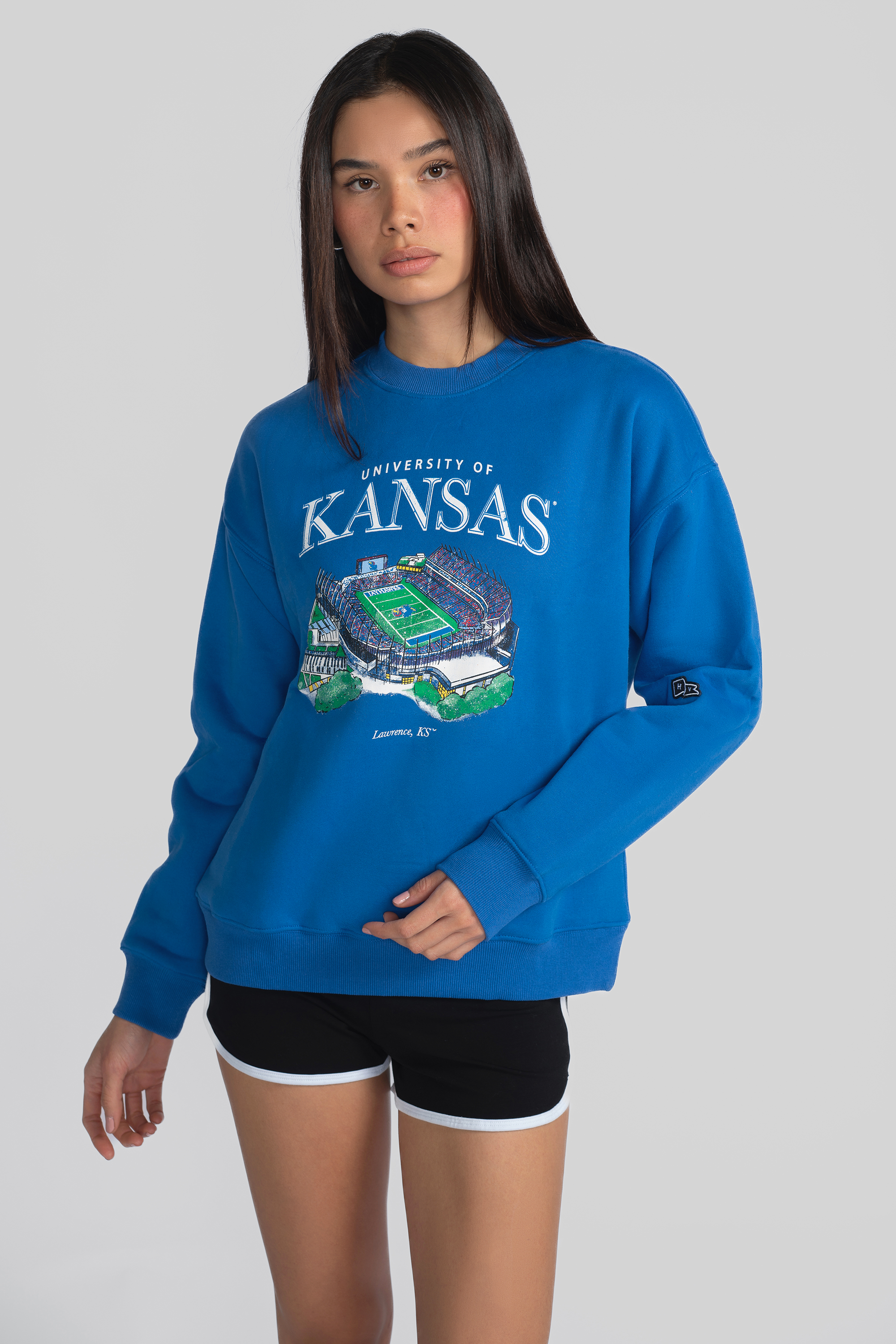 Kansas Crew Label University of Kansas Classic Era Crew