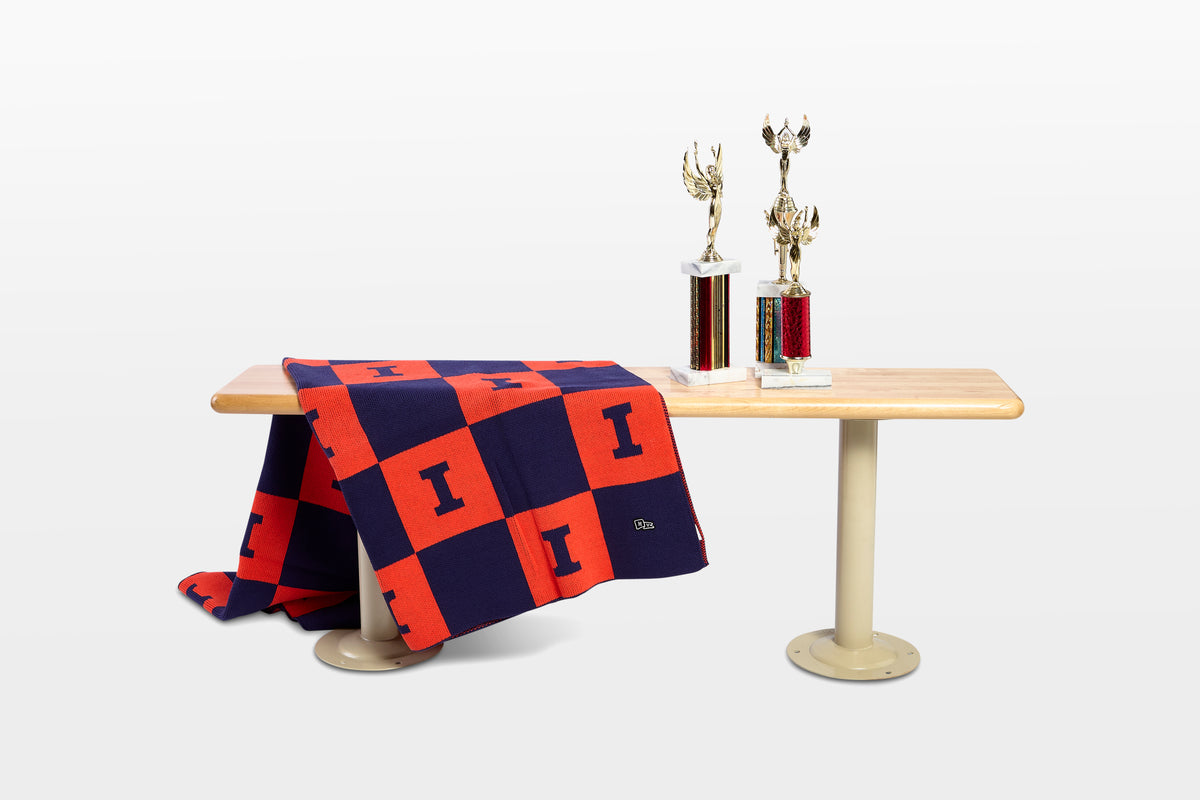 University of Illinois Throw Blanket