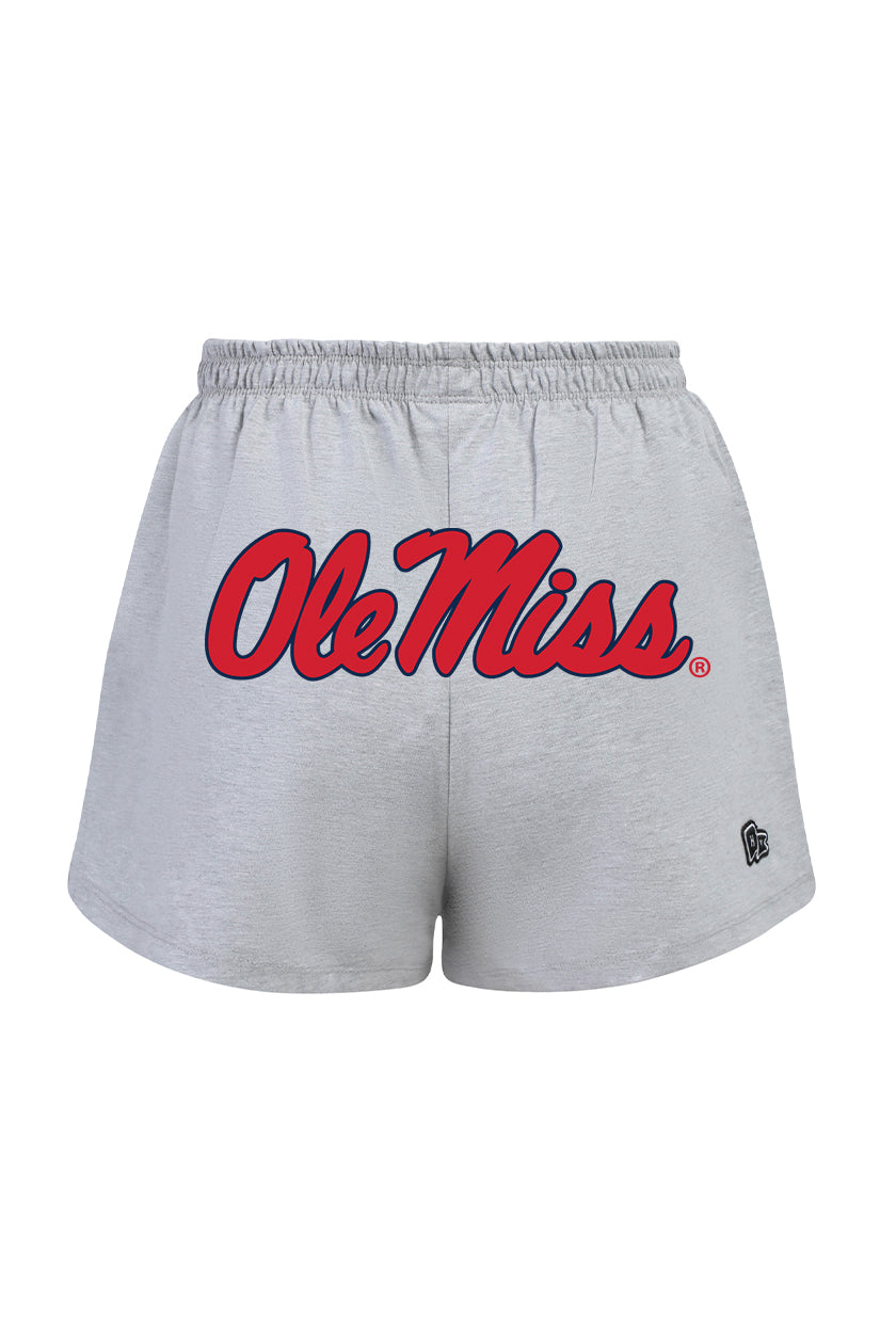 BRIEFING LOGO ELASTIC SHORT PANTS オリーブ M University of Mississippi P.E. Shorts