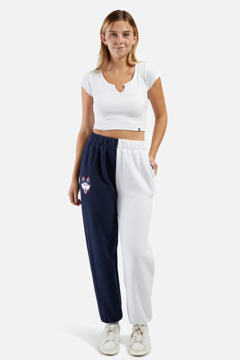 University of Connecticut Color-Block Sweats