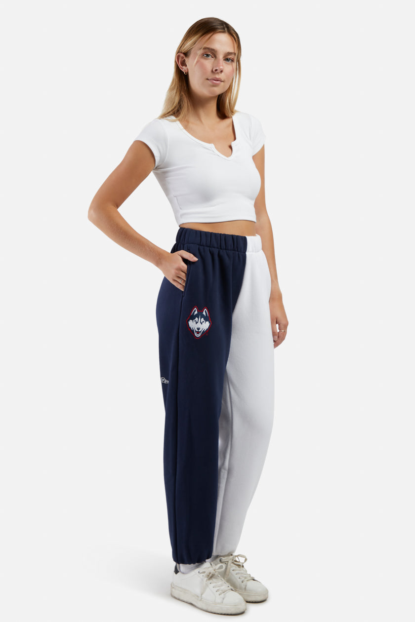 University of Connecticut Color-Block Sweats