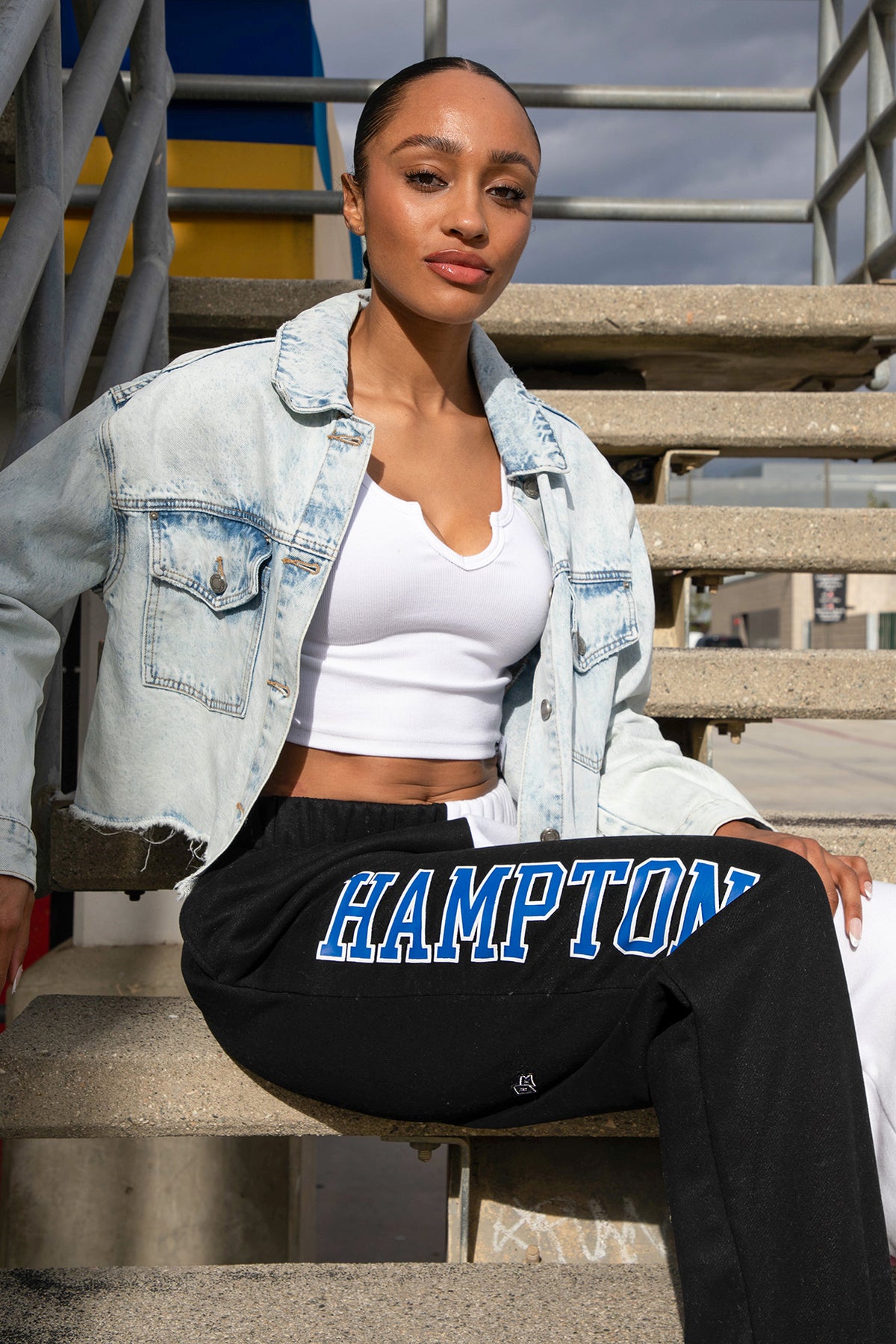 Hampton Color-Block Sweats