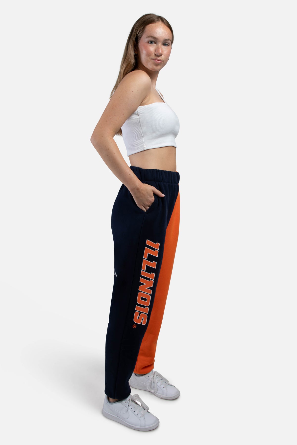 University of Illinois Color-Block Sweats