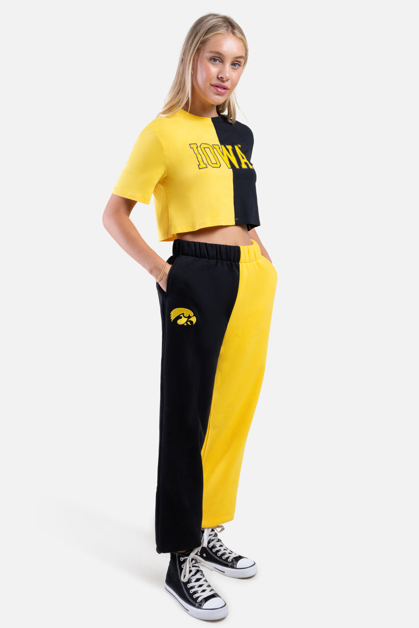 University of Iowa Color-Block Sweats