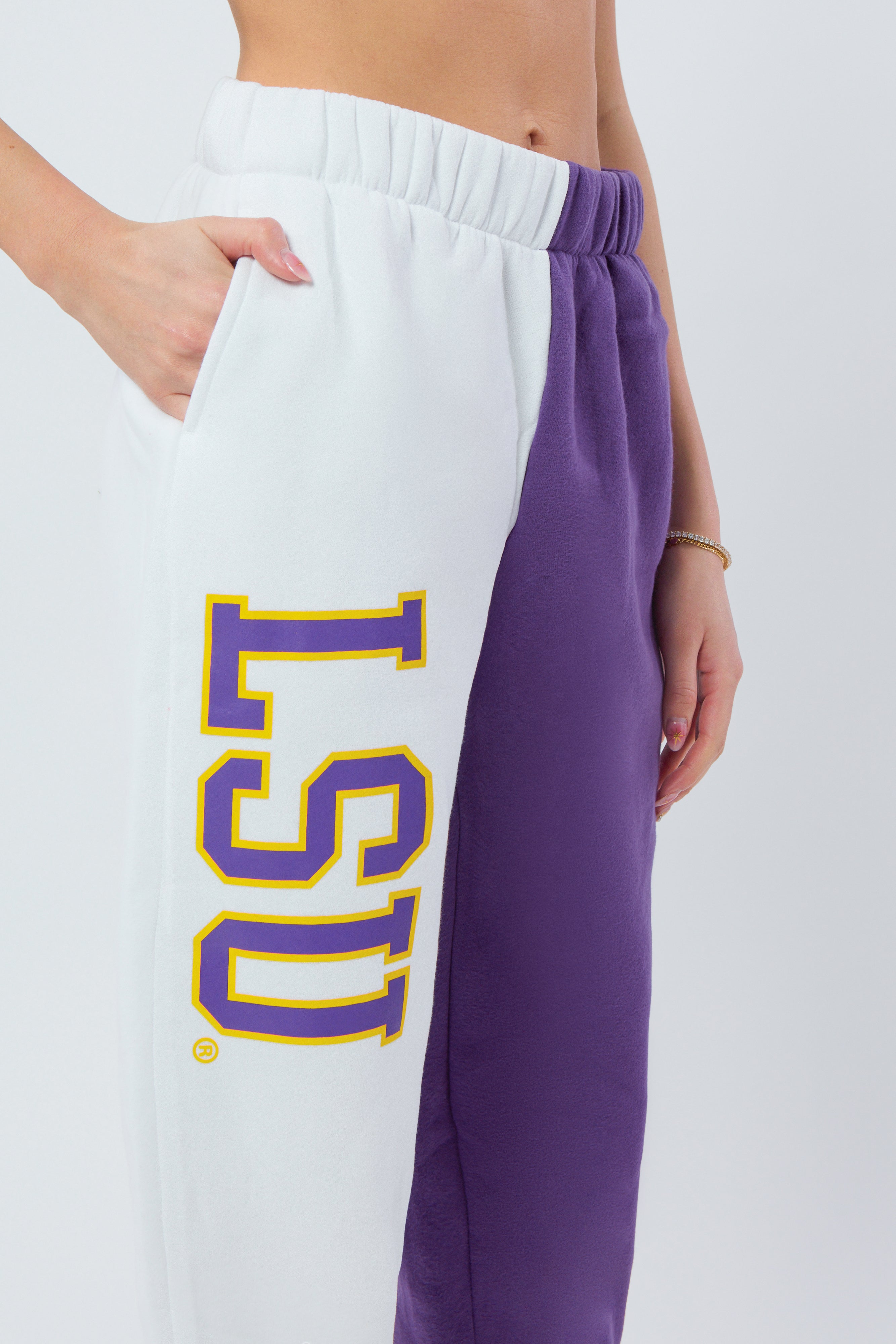 LSU Color-Block Sweats