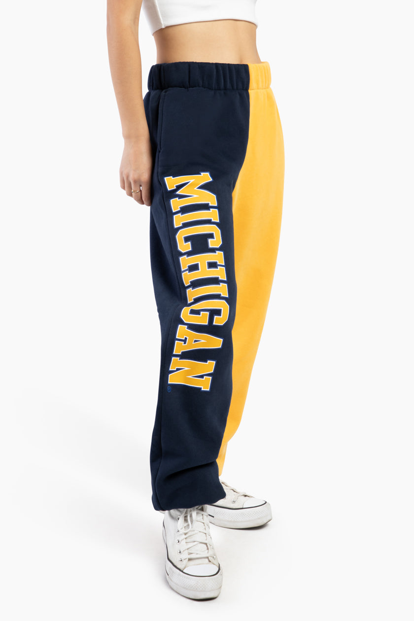 University of Michigan Color-Block Sweats