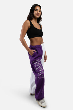 NYU Color-Block Sweats
