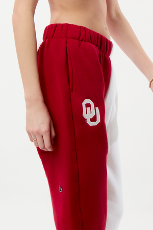 University of Oklahoma Color-Block Sweats