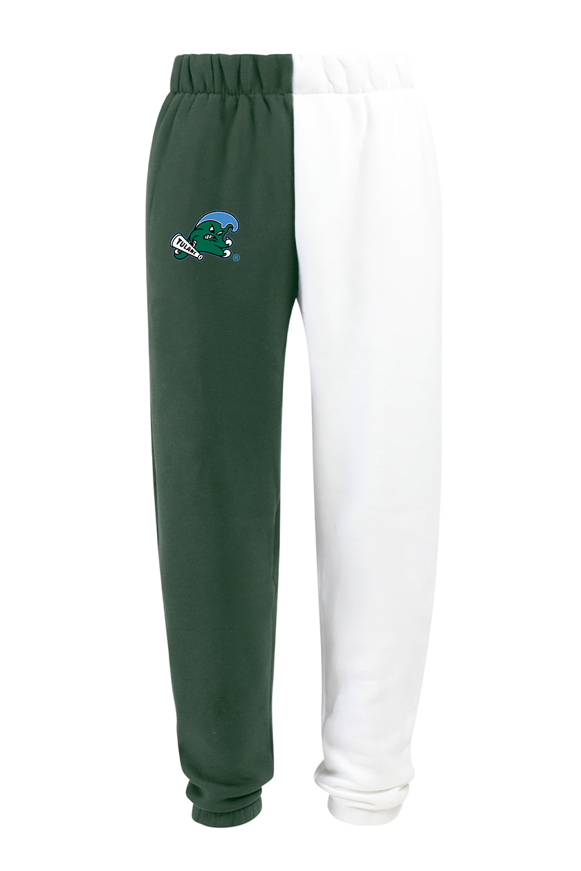 Tulane Color-Block Sweats