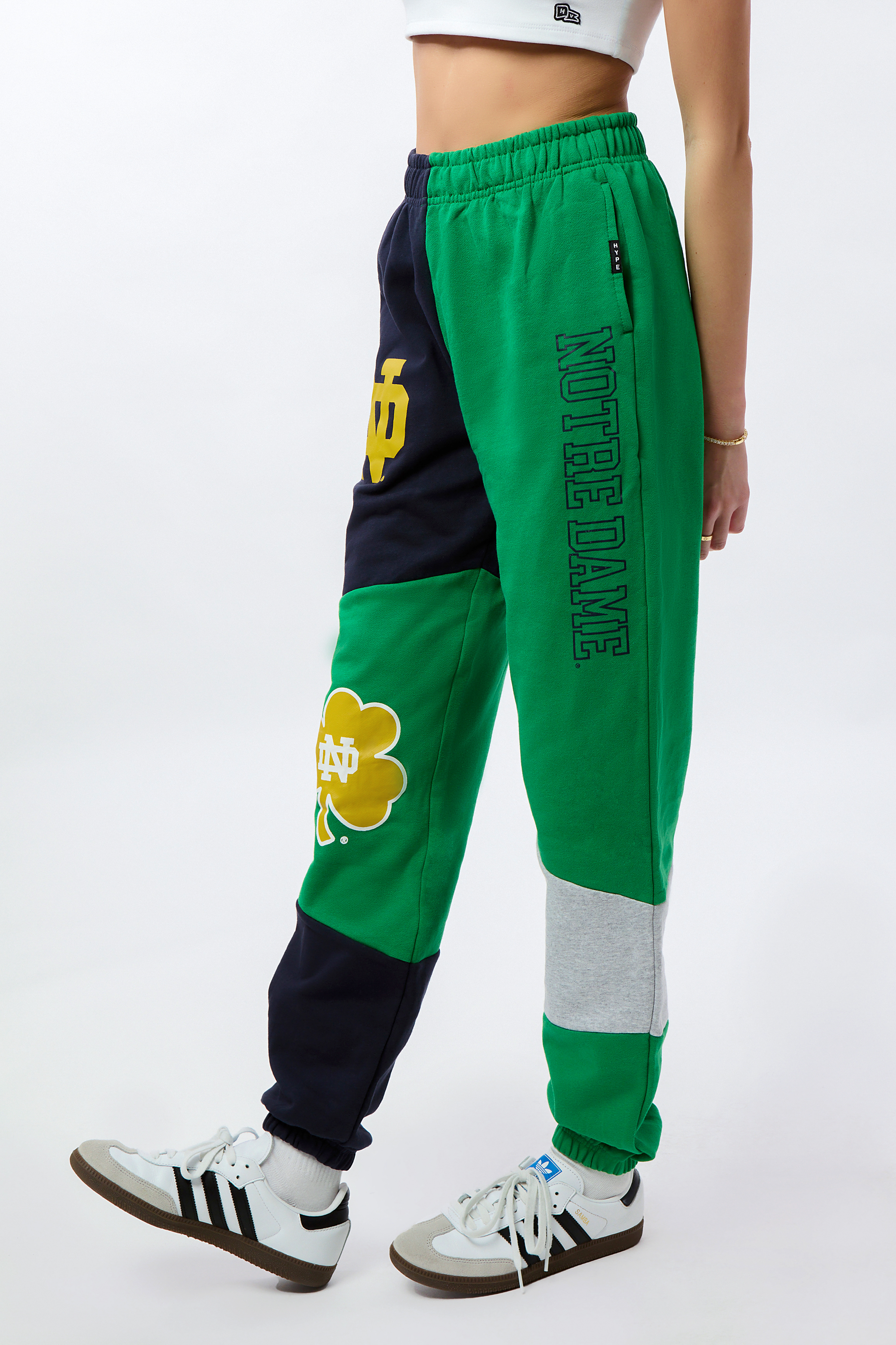 Notre Dame Patched Pants