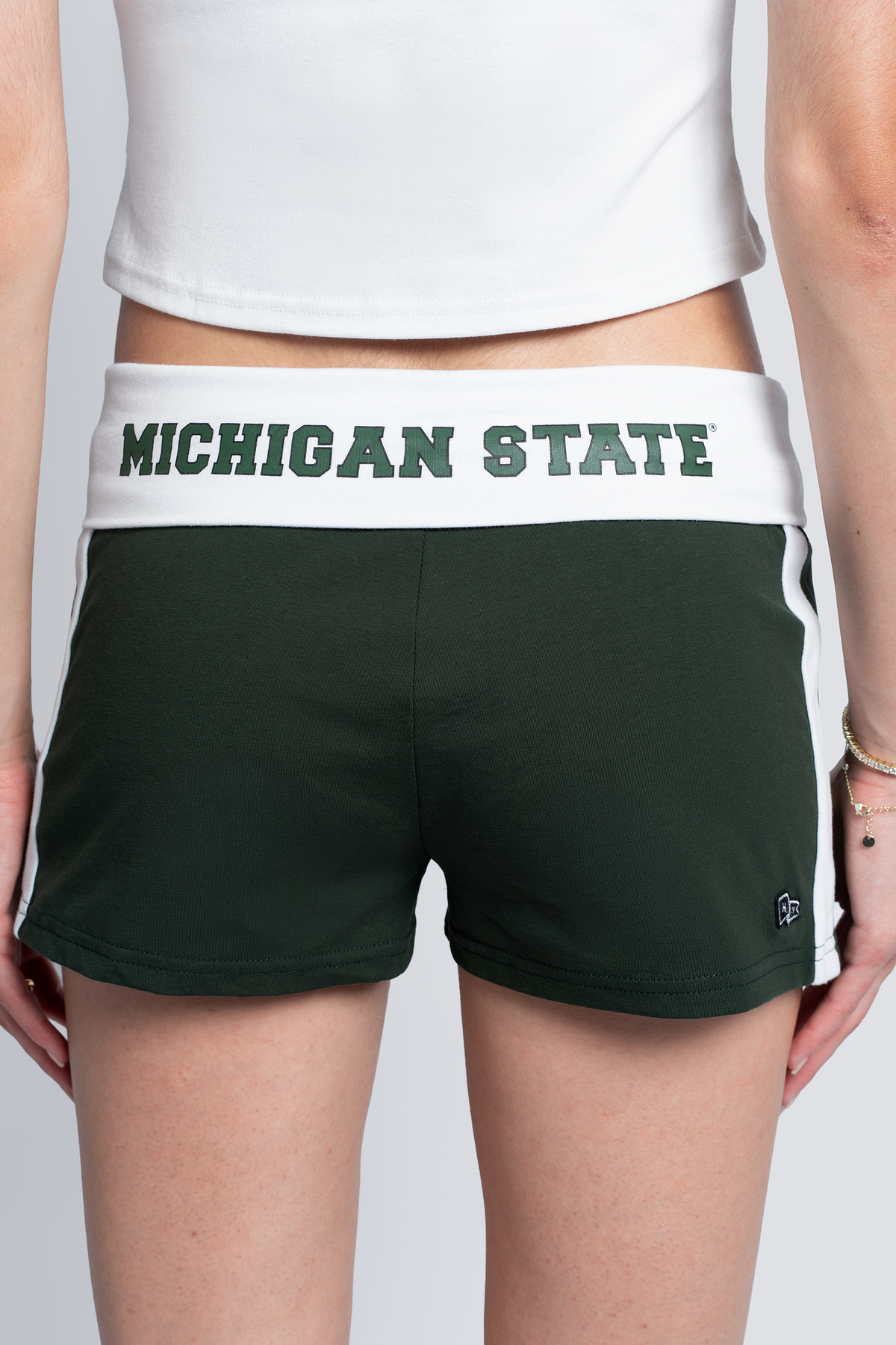 Michigan State Foldover Shorts