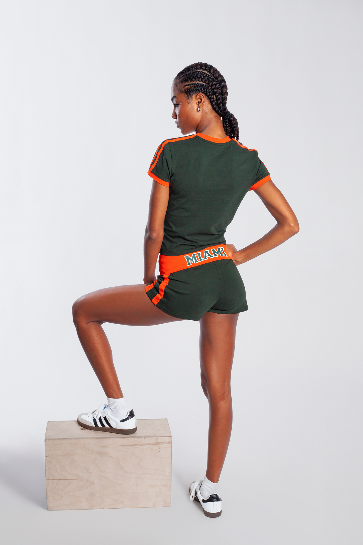 University of Miami Foldover Shorts