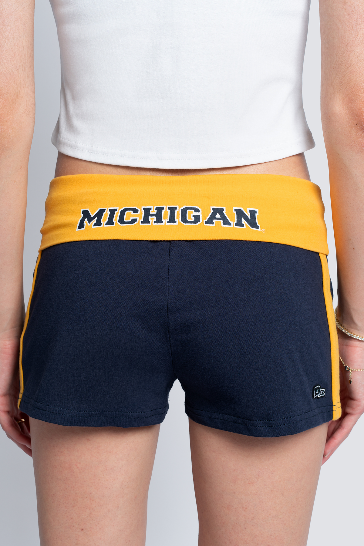 University of Michigan Foldover Shorts