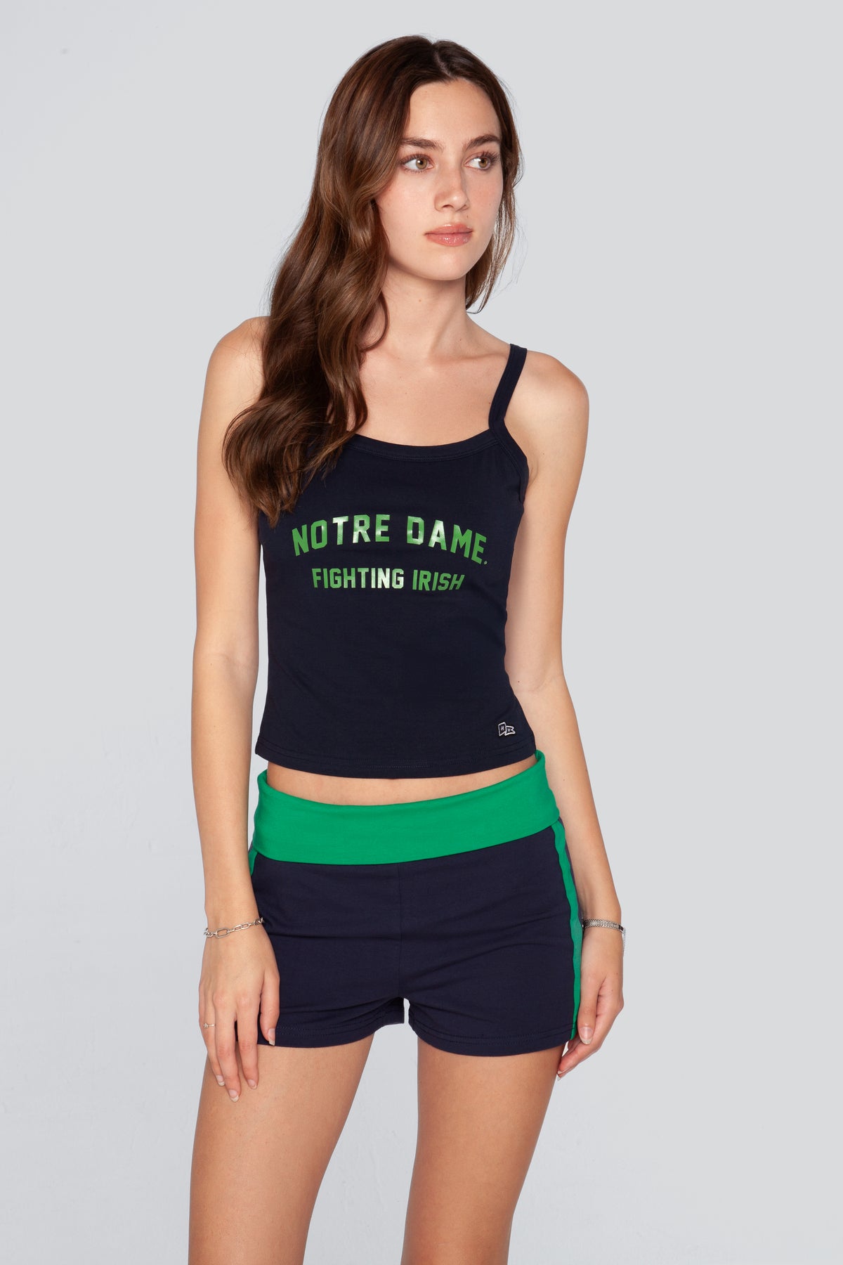 Notre Dame Foldover Shorts