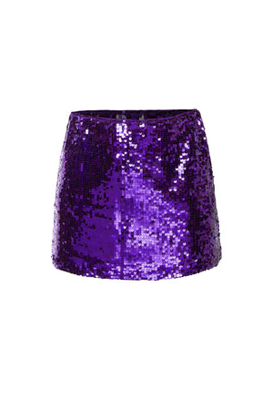 Los Angeles Lakers Sequin Mini Skirt