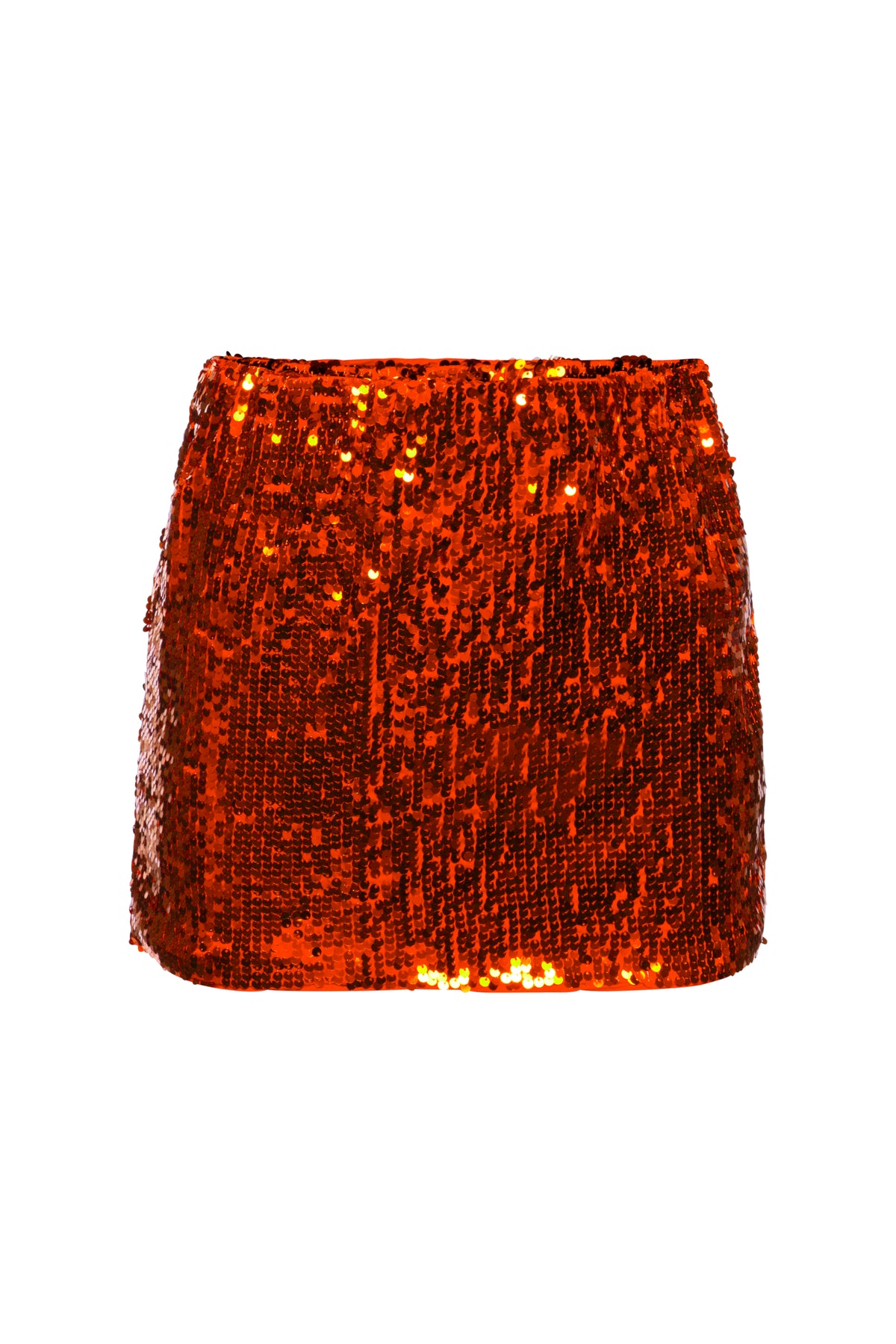 University of Miami Sequin Mini Skirt