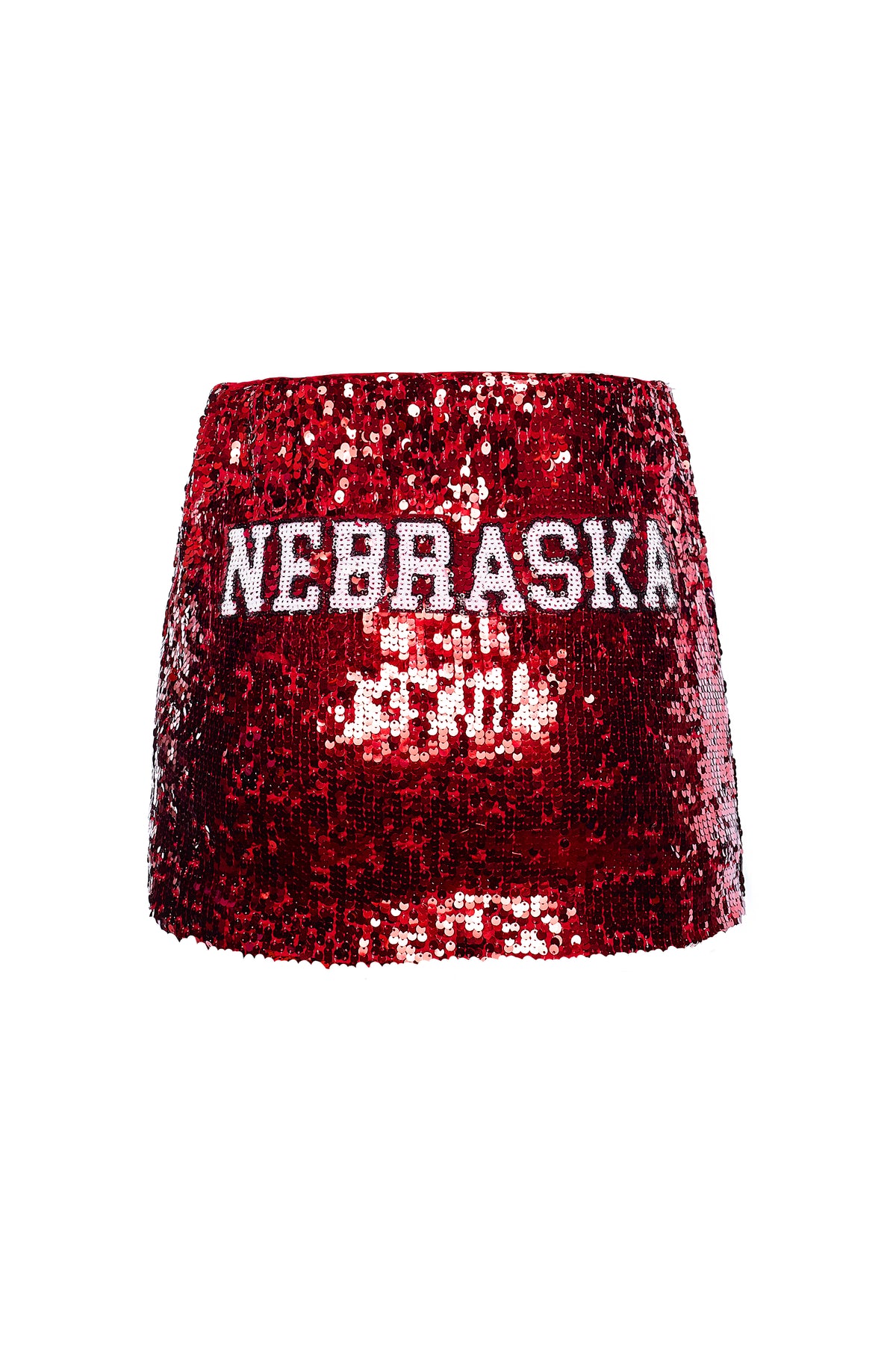 University of Nebraska Sequin Mini Skirt