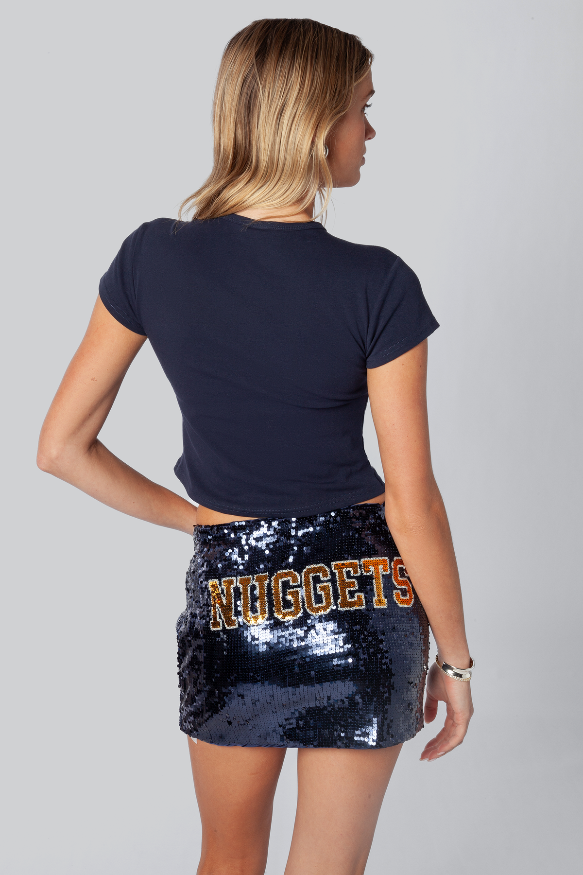 Denver Nuggets Sequin Mini Skirt