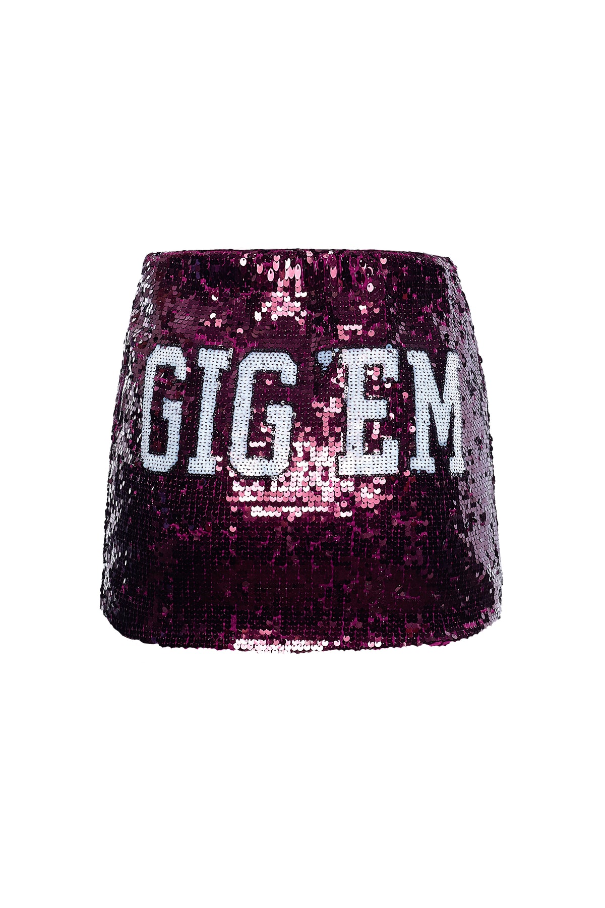 Texas A&M Sequin Mini Skirt