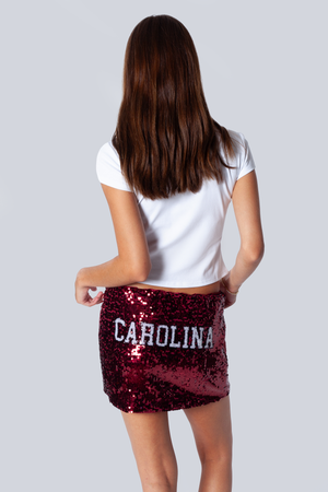 University of South Carolina Sequin Mini Skirt