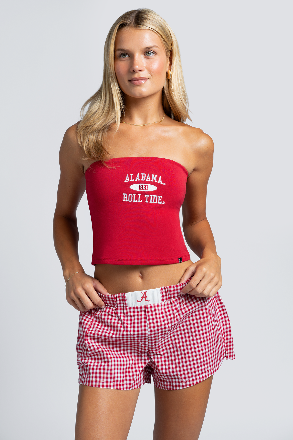 Alabama Gameday Gingham Shorts