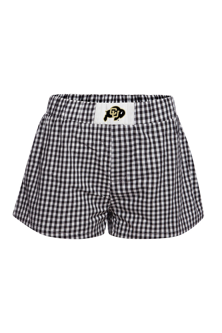 CU Boulder Gameday Gingham Shorts