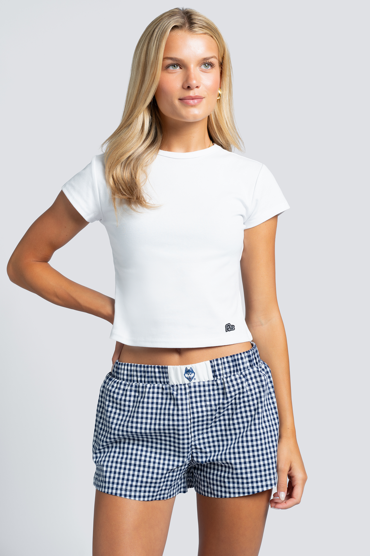 UConn Gameday Gingham Shorts