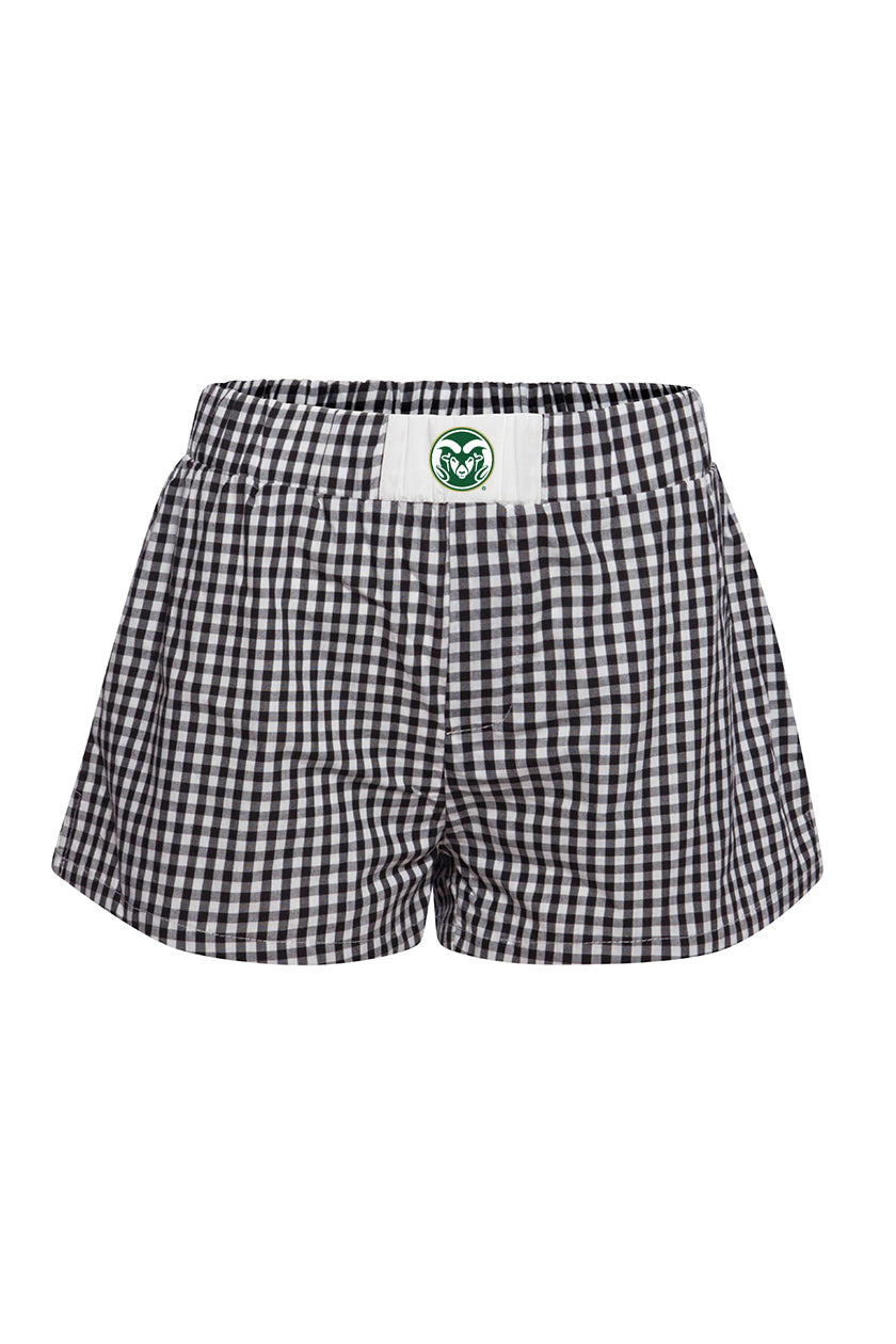 Colorado State University Gameday Gingham Shorts