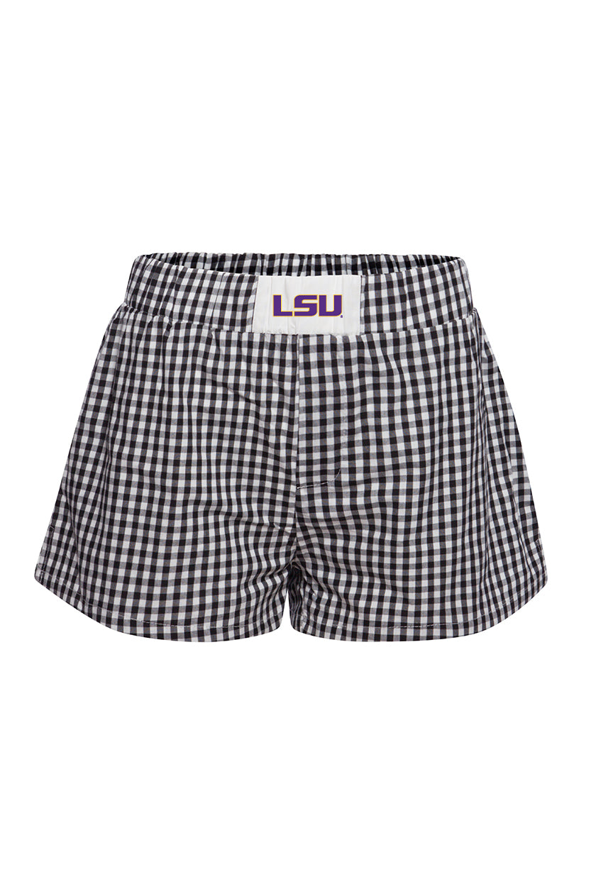 LSU Gameday Gingham Shorts