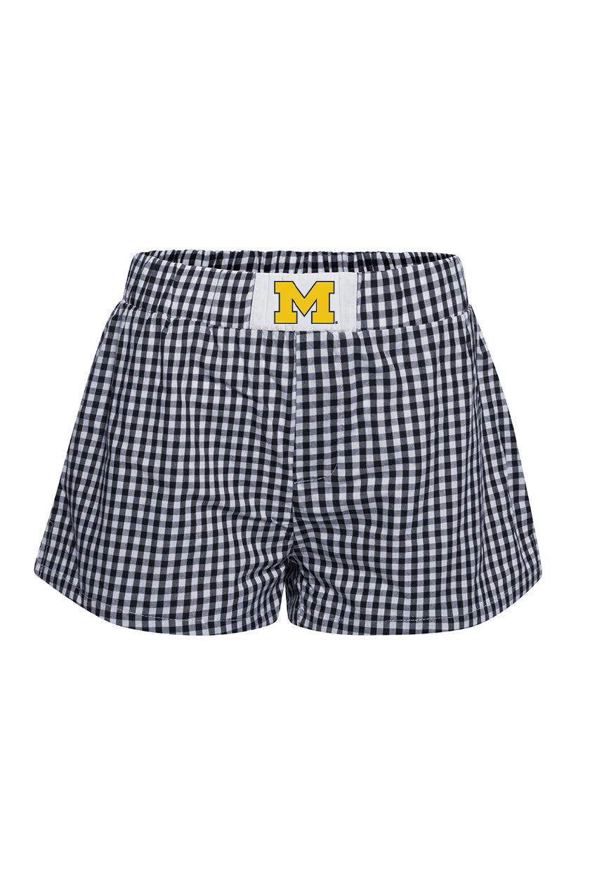 University of Michigan Gameday Gingham Shorts
